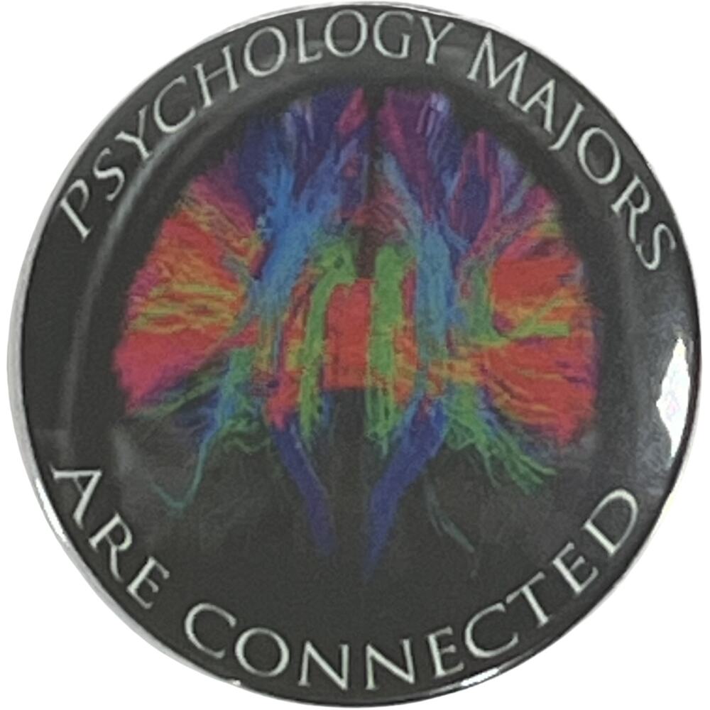 CNU Psychology Majors Button Pin 1.5 Inch